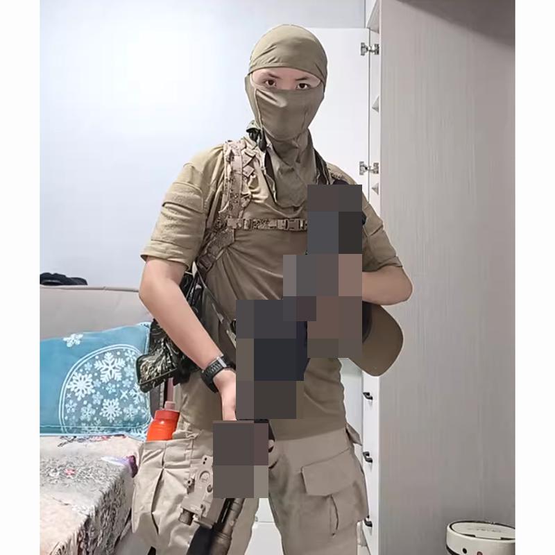 BEPAN Men's outdoor High-elasticity Comfortable Lightweight Sun Protection Mask Cover Tactical Breathable Neck Protection