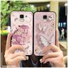 Protective Cartoon Phone Case For Samsung Galaxy J6 2018/SM-J600F Cute Soft Case Dirt-resistant Phone Pouch TPU Flower