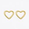 BIMBA Y LOLA Gold Big Heart Earrings B246AIW011GOF