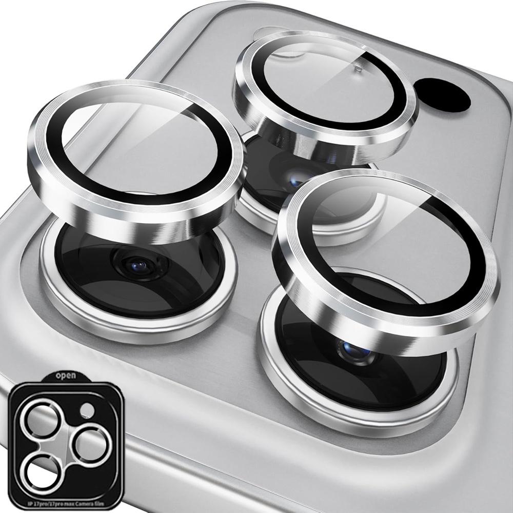 For iPhone 18 Pro Max Lens Case Self-Locating Camera Glass Metal Ring iPhone18 ProMax iPhone18Pro 18Pro Easy Install Lens Cover 4