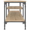 TV Cabinet Sonoma Oak 201 x 35 x 45 cm Particleboard & Iron