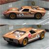 Модель игрушечной машины 1/32 масштаб 1966 Ford GT40 MKII Racing Rally литой сплав миниатюрный автомобиль коллекция подарок для детей мальчик