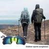 Peaked Cap Clip Sunglasses Anti-UV Block Sunlight Anti-slip Travel Hat Clipping On Polarized Sunglasses for Outdoor Activities