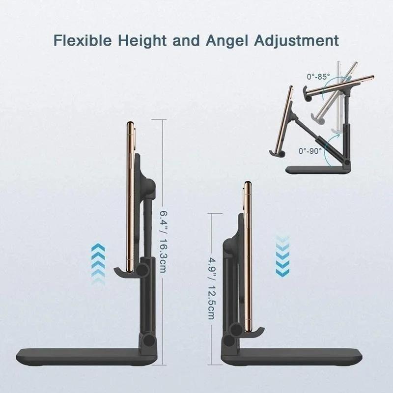 New Desk Mobile Phone Holder Stand For iPhone iPad Xiaomi Adjustable Desktop Tablet Holder Universal Table Cell Phone Stand