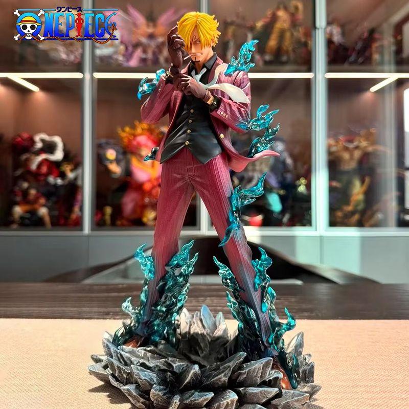 25 см/9,84 дюйма Аниме One Piece Фигурка Санджи Фигурки Действия ПВХ Статуэтка Настольная Коллекция Модель Украшение Игрушки Подарки