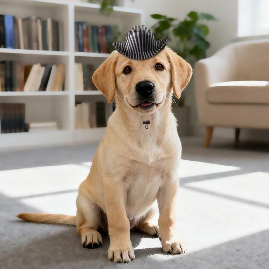 Домашние животные Ковбойская шляпа Ретро Западная ковбойская шляпа Регулируемая Блестящая шляпа для собак для кошек Маленькие и средние собаки Ежедневные прогулки Вечеринки Фотосессии