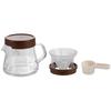 Coffee Dripper Set Coffee Server Pop-up Dripper Set Unbreakable 470ml Made In Japan Mesh Case Included UW-3550 Clear