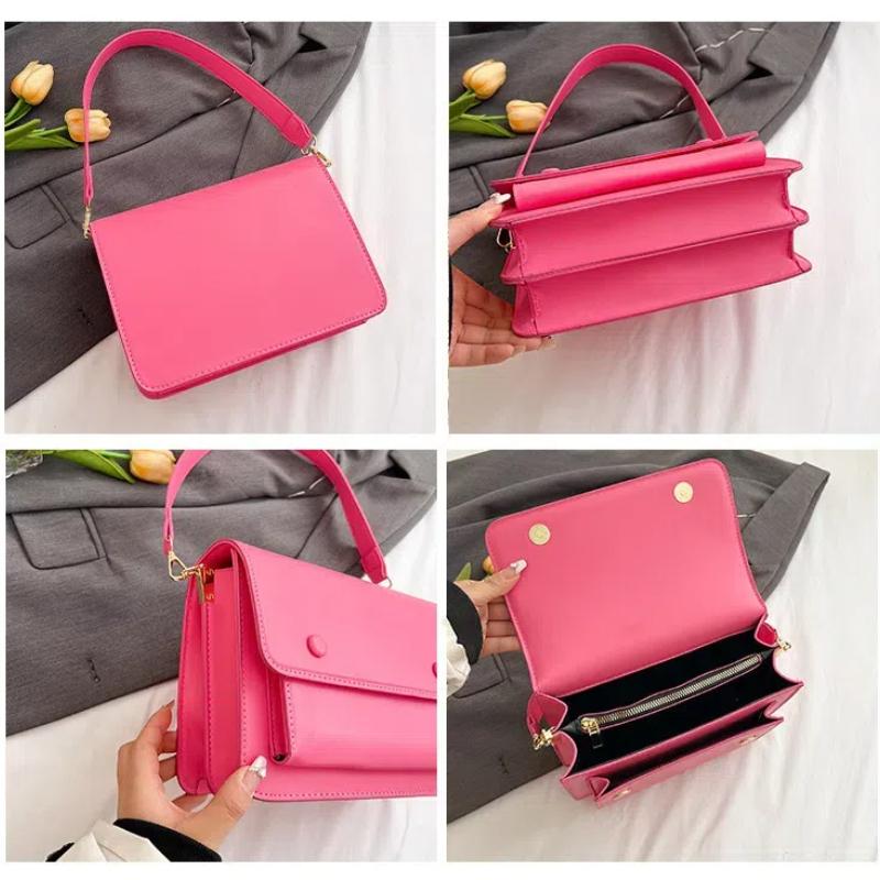 Модная женская квадратная сумка, новая сумка через плечо с текстурой ПУ, дизайнерская сумка-тоут, простая женская косая сумка-слинг