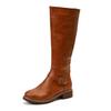 Fashion Shoes Women Boots Fashion Comfortable Waterproof Brown Long Boots for Women Plus Size Thigh High Boots Botas De Mujer 2024
