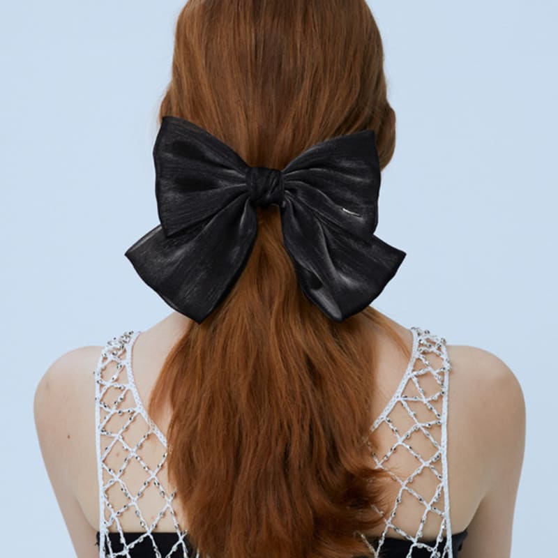 mellotory classic black ribbon pin