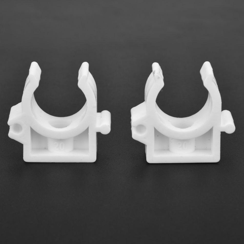 20pcs Plastic Pipe Clamps U-Shaped Pipe Holders Durable Pipe Clips Compressed Air Lines