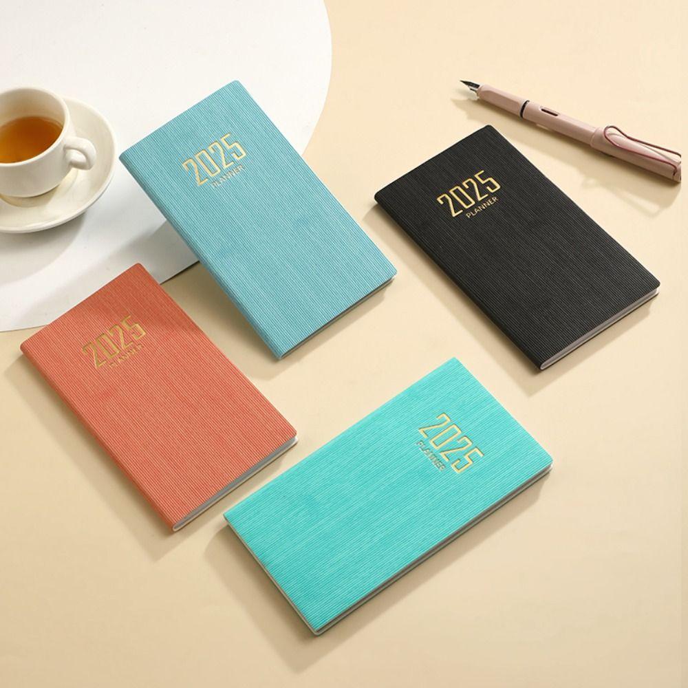 A6 2025 Книга-планер с календарем Блокноты Высококачественный дневник Еженедельный планировщик Студенты