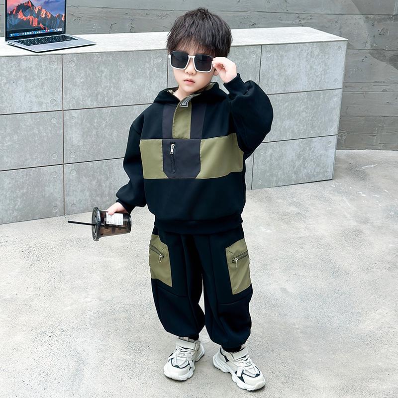 Модный осенний комплект толстовки для мальчиков 2025 - Стильный и спортивный повседневный наряд
