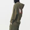 Vans Толстовка с капюшоном с логотипом, мужская толстовка с капюшоном, цвет армейский зеленый VN0A54JKKCZ
