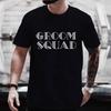 Футболка Groom Squad Best Man Team EVG Future Groom, свадебные топы для мужчин, блузки для холостяцкой вечеринки, мальчишника, футболки для жениха