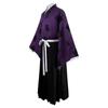 Anime Demon Slayer Kokushibo Cosplay Black Red Wig Purple Kimono Haori Uniform Helloween Christmas Party Costume