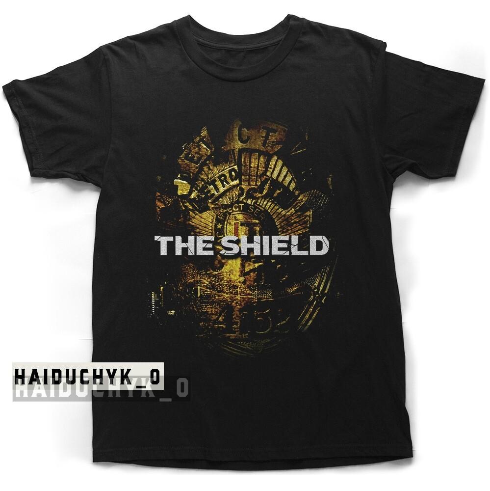 Унисекс футболка The Shield Черная Размер S-5XL Унисекс Футболка