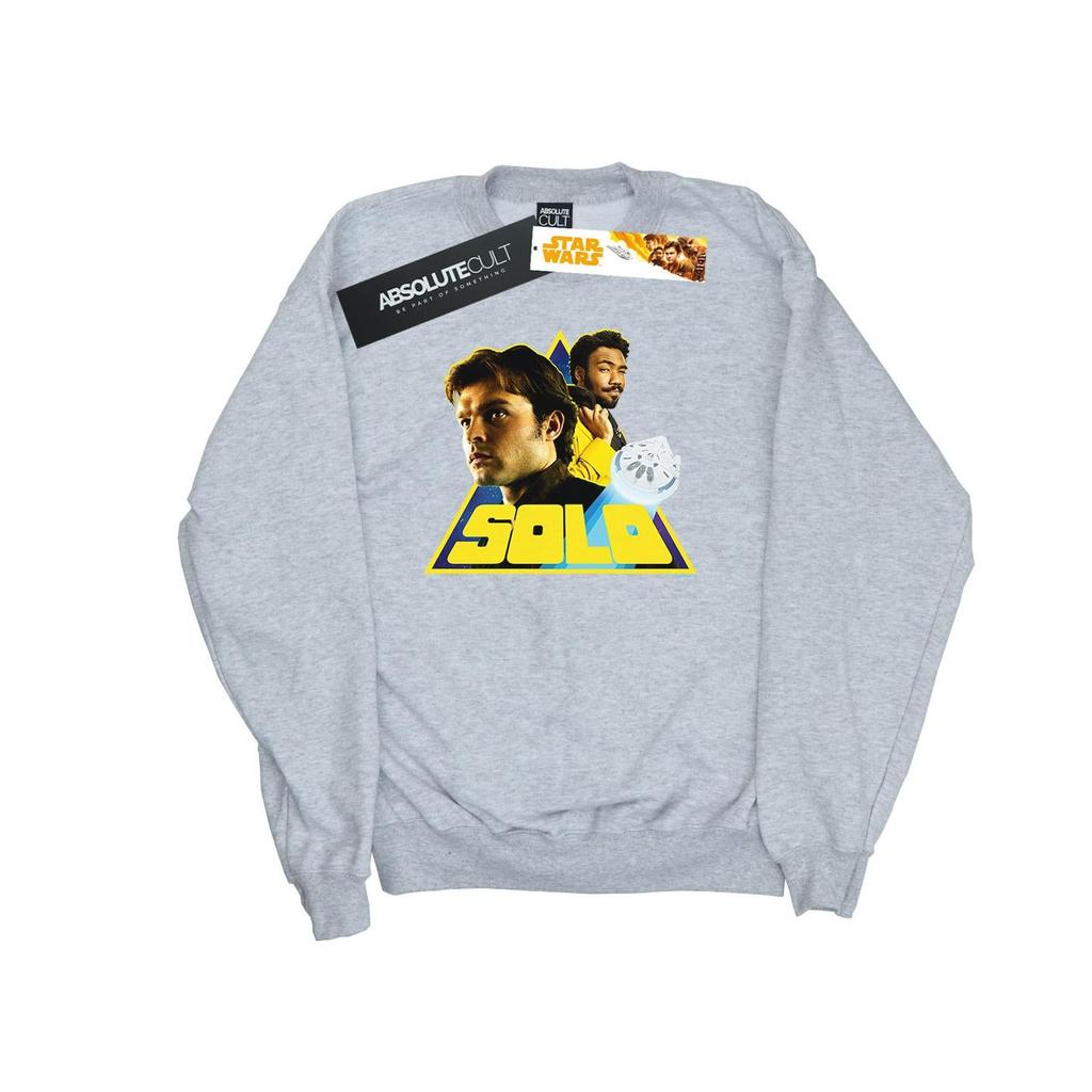 Star Wars Mens Solo Retro Triangle Sweatshirt