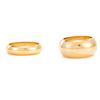 SHIXIN Exaggerated Metal Big Round Wide Bracelets for Women Hiphop Glossy Geometric Stackable Bangle Bracelet Party Jewelry New