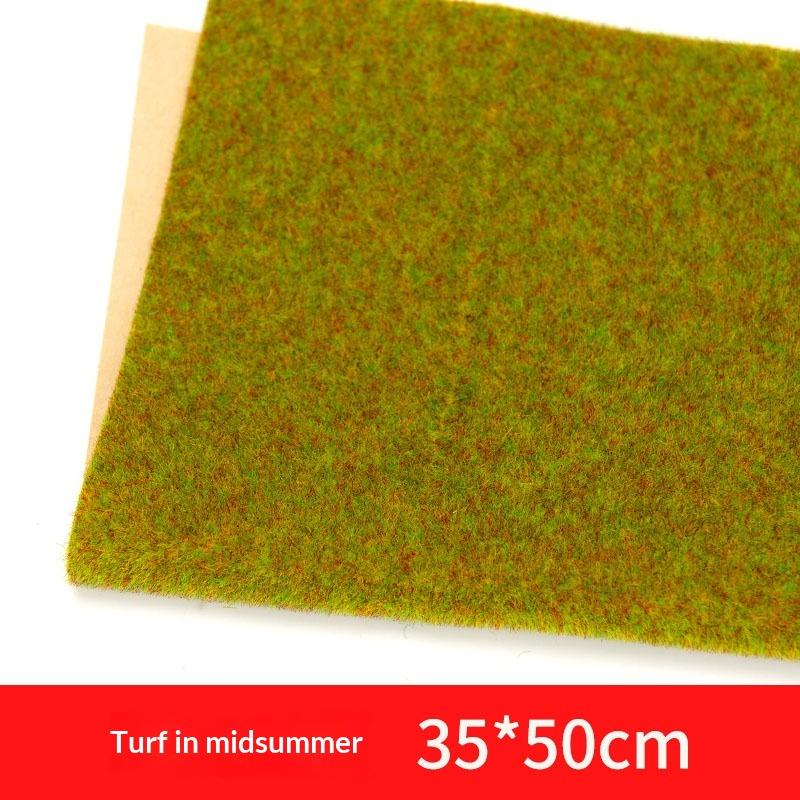 1 шт. Травяной коврик Искусственный газон 3D Декор ландшафта 35x50 см 35x100 см Макет для железной дороги, макета поезда, макета железной дороги, ковер для модели