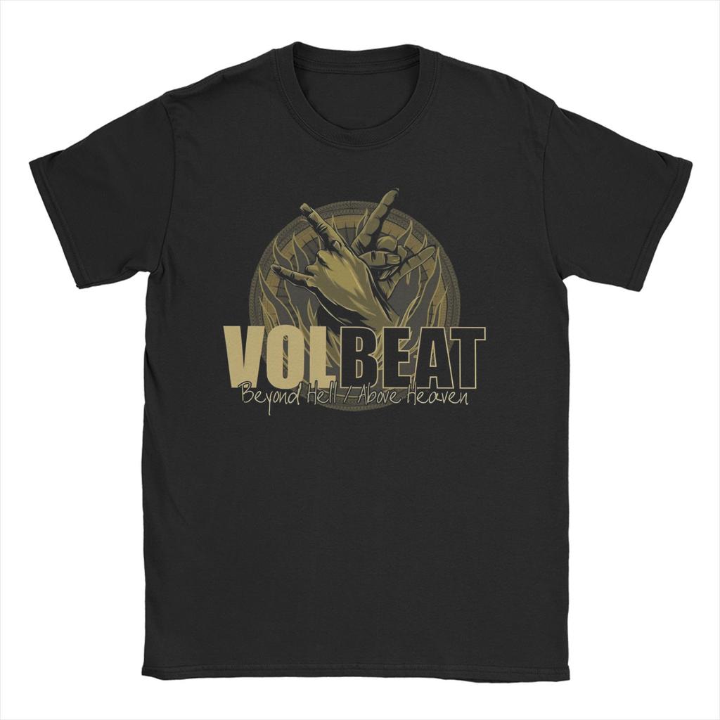 VOLBEATS Tour T-Shirts for Men Women Metal Music Hipster Cotton Tees Crew Neck Short Sleeve T Shirt Summer Tops
