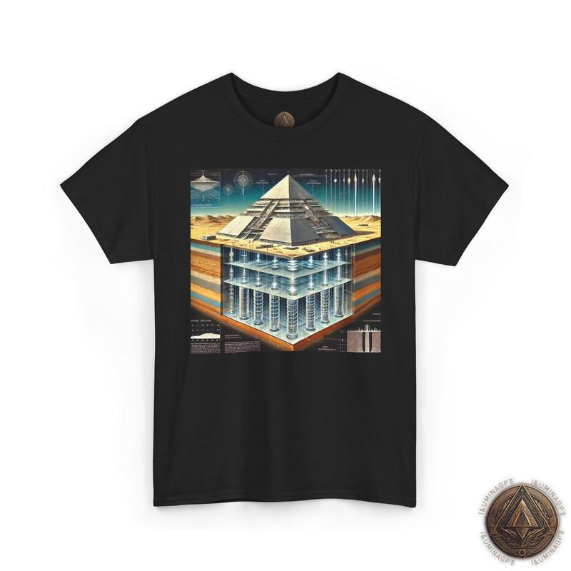 Great Pyramid T-Shirt, Pyramid of Khufu Tee, Khafre Pyramid GPR Unisex T-Shirt, Egypt Tee