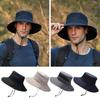 1Pc Sun Hat Bucket Cargo Safari Bush Boonie Summer Fishing Hat UPF 50+ for Men Women