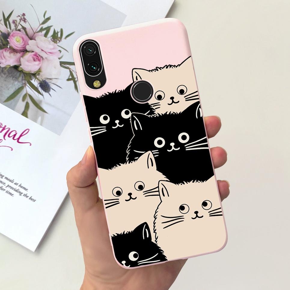 Чехол для Xiaomi Redmi Note 7 Note7 Pro Роскошный Цветочный Мраморный Funda Мягкий Силиконовый Чехол для Телефона Для Redmi Note7 Redmi 7 Задняя Крышка