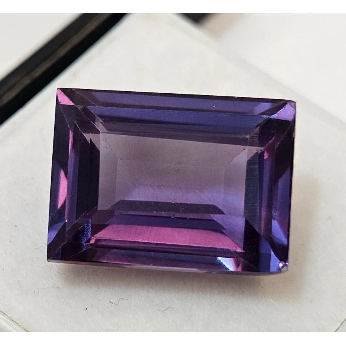 Natural Color Change Alexandrite Baguette Cut 14-15 Ct Stunning Loose Gemstone