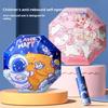 Children's Automatic Safety Umbrella with Anti-Rebound Mechanism, All-Weather Sun & Rain Protection