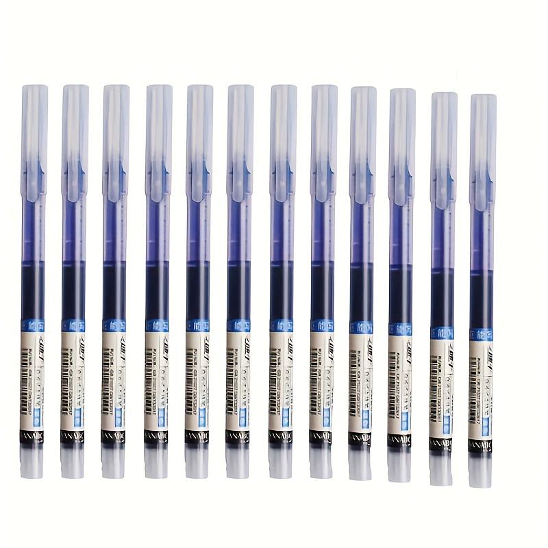 50pcs Quick-Dry 0.5mm Fine Tip Rollerball Pens, Lightweight Plastic Visible Ink Writing Pens, Suitable for School and Office
