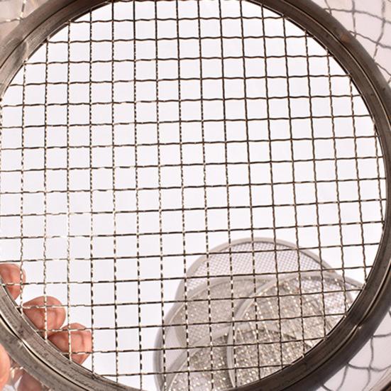 Soil Sifter Set Stainless Steel Sieve Frame with 5 Mesh Sieve Pans