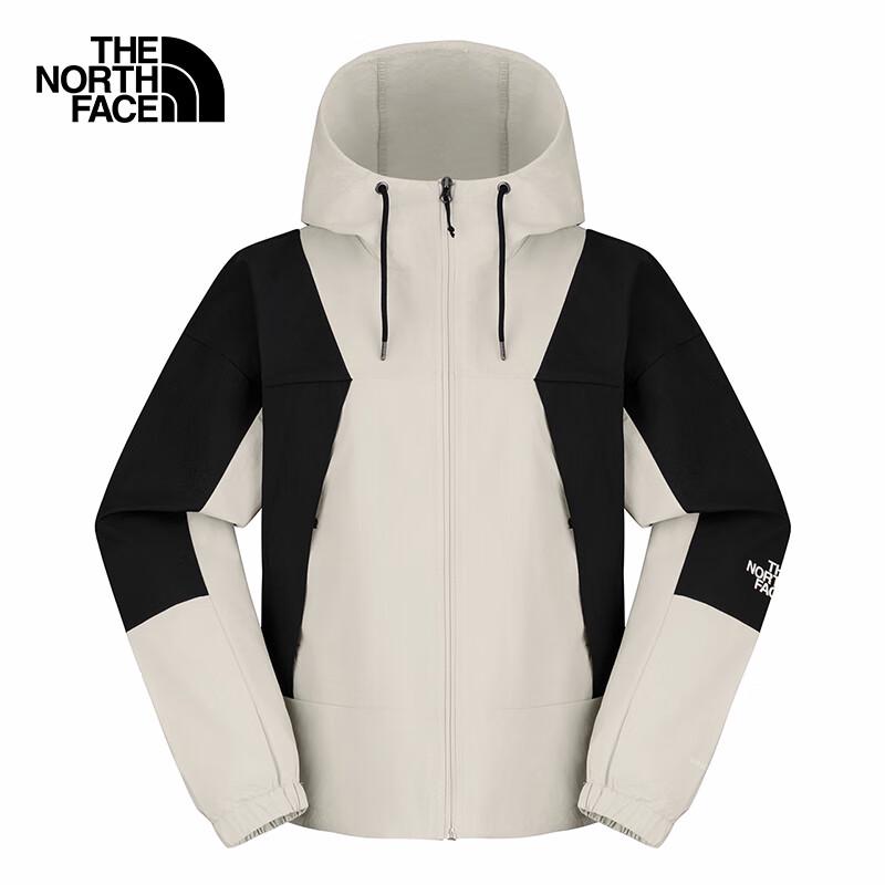 The North Face Женская ветрозащитная уличная куртка в стиле колор-блок