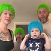 Comfortable To Wear Spiky Ball Prank Hat Portable Colorful Headgear Long Hair Head Cover  Gag Gift