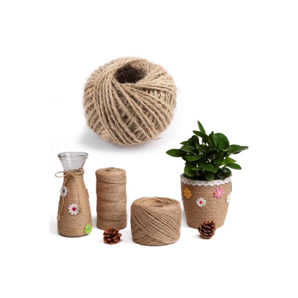 Jtburada бежевая джутовая пряжа 1000 метров 10 штук плетеная пряжа сбитая пряжа натуральная пряжа мешковина пряжа