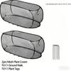 Summer Shade Net with Steel Wire, Foldable Plant Protection Cover, Garden Nursery Greenhouse, Sunscreen Breathable, Protect Plants from Heat Damage