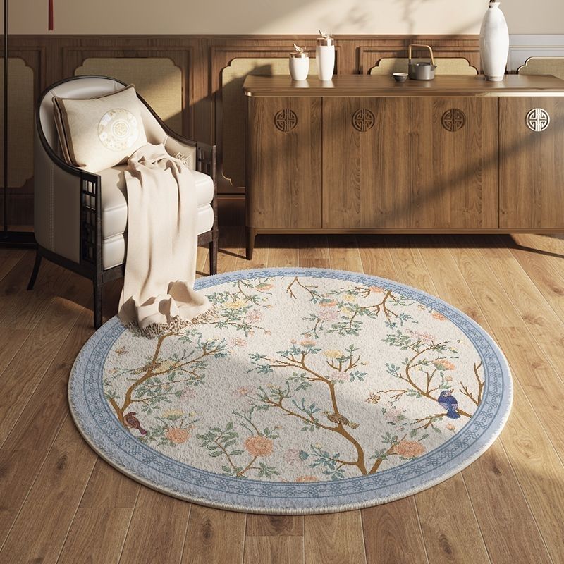 Classical Circular Carpet Chinese Style Home Living Room Retro Light Luxury Simple Ethnic Style