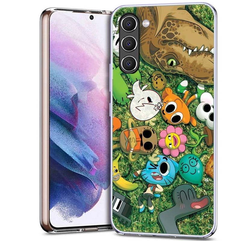 Мультяшный чехол для телефона «Удивительный мир Гамбола» для Samsung A16 A26 A36 A56 A17 A37 A57 A07 A06 A02S A12 A22 A32 A52S A72 Galaxy