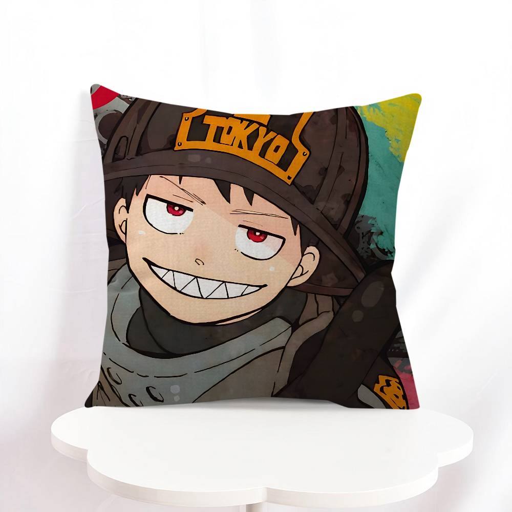 S-Shinra Kusakabe Stitch Lucky Dragon Pillow Cover Sofa Cushion Cover Home Room Decoration Children Gift