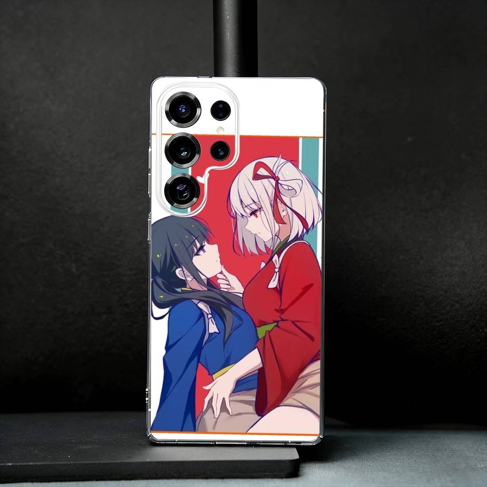 Watanare Anime Phone Case For Samsung S25,S24,S21,S22,S23,S30,Ultra,S20,Plus,Fe,Note,10,9,5G Transparent Cover
