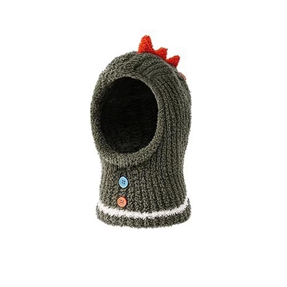 Plush Balaclava Pullover Hat Rabbit Kids Hooded Beanie Warm Ear Protection Scarf Cap Outdoor