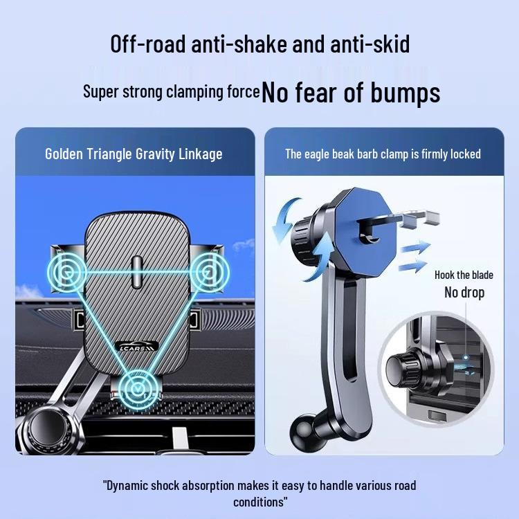 2026 Универсальное автомобильное крепление для телефона в вентиляционное отверстие, Удлиненная версия с крючком для поддержки навигации
