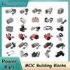 MOC Power Functions Обновление M L XL Мотор Сервомотор Пульт Дистанционного Управления Батарейный Блок Переключатель 8293 8883 Строительные Блоки Технические Детали