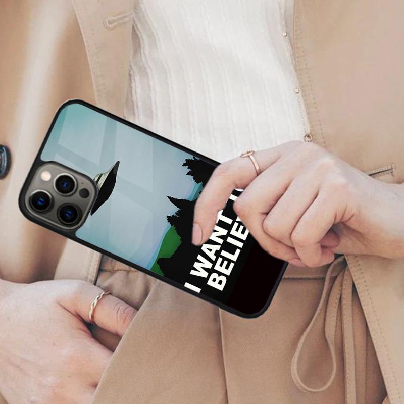 I want to believe Original The X Files Magnetic Phone Case For APPLE iPhone 17 Air 16 14 13 12 Pro Max 15 Plus MagSafe Cover