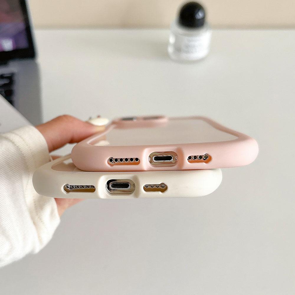 Cute Cartoon 3D Cat Ear Phone Case For iPhone 15 14 13 12 11 Pro Max 15 14 Plus Lovely Animal Design Matte Soft Silicone Protection Cover