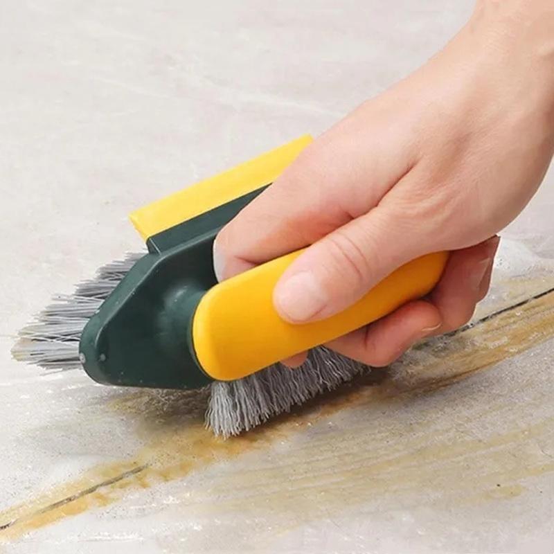 1PCS Wall Corner Brush Windows Slot Cleaner Floor Seam Brush Scraping Brush Bathroom Floor Corner Brush Toilet Cleaning Brush
