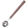 KKC Coffee Measuring Spoon, Stainless Steel with Black Walnut Wood Handle, Holds 7g Coffee Beans and 5g Coffee Powder, Spices, Oatmeal, Tea, Milk
