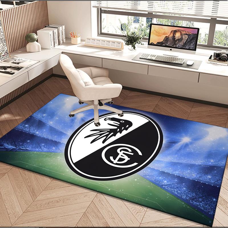 1PC rug Club Crest Design Carpet, Chair Rug,Area Rug for Office Bedroom living rooms bedroom, Doormat decor Christmas fan gifts