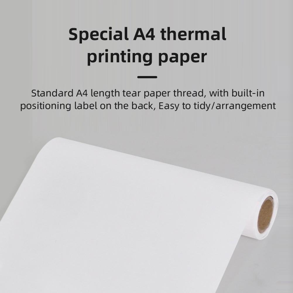 Портативный термопринтер A4, бесчернильный, совместимый с Bluetooth, беспроводной мобильный дорожный принтер, принтер для печати этикеток для смартфона и ПК