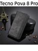 For Tecno Pova 8 Pro Case Flip Wallet Magnetic Buckle Retro Leather Cover for Tecno Pova 8 Pro Phone Back Cover